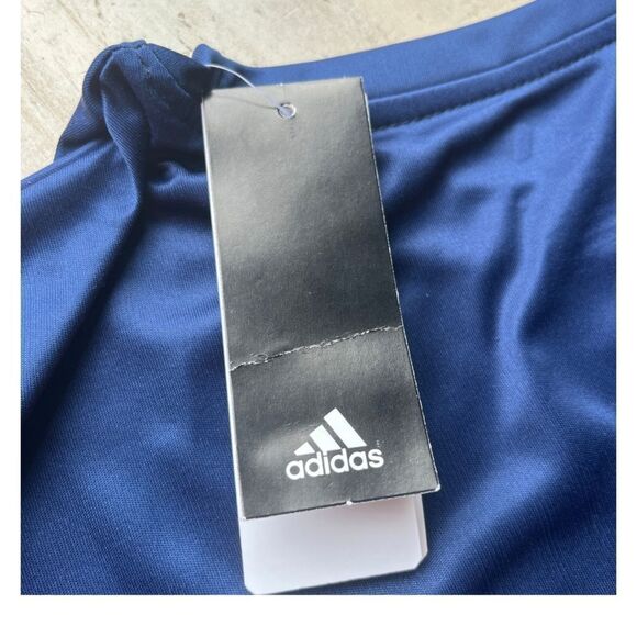 Adidas Men's Blue T-Shirt - Picture 3 of 9